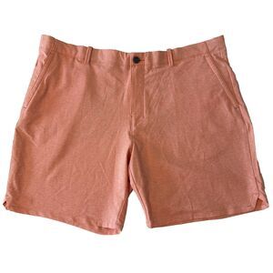 Tommy Bahama Mens Sz 42 Coral Orange Chip Shot Island Zone Shorts Performance
